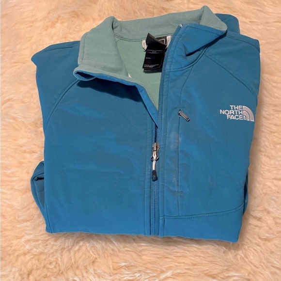 The North Face Teal Apex Bionic Fleece Lined Waterproof Jacket - Picture 4 of 4